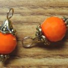 Fancy Orange INTERCHANGEABLE Earring Charms YG or SS