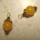 Yellow Agate INTERCHANGEABLE Earring Charms YG or SS