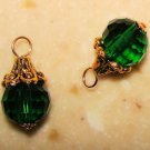Fancy Green Qtz INTERCHANGEABLE Earring Charms YG or SS
