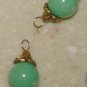 11mm Green Chalcedony INTERCHANGEABLE Earring Charms YG