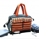 Convertible 3-in-1 Large Diaper Bag Converts from a tote to a messenger or backpack