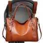 Genuine Leather Tote Diaper Bag