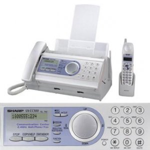 Sharp UX-CC500 5 in 1 Plain Paper Fax With Cordless Handset
