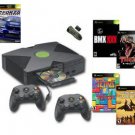 XBOX Star Wars BUNDLE Xbox Console, 2 Controllers, DVD Kit and 4 games