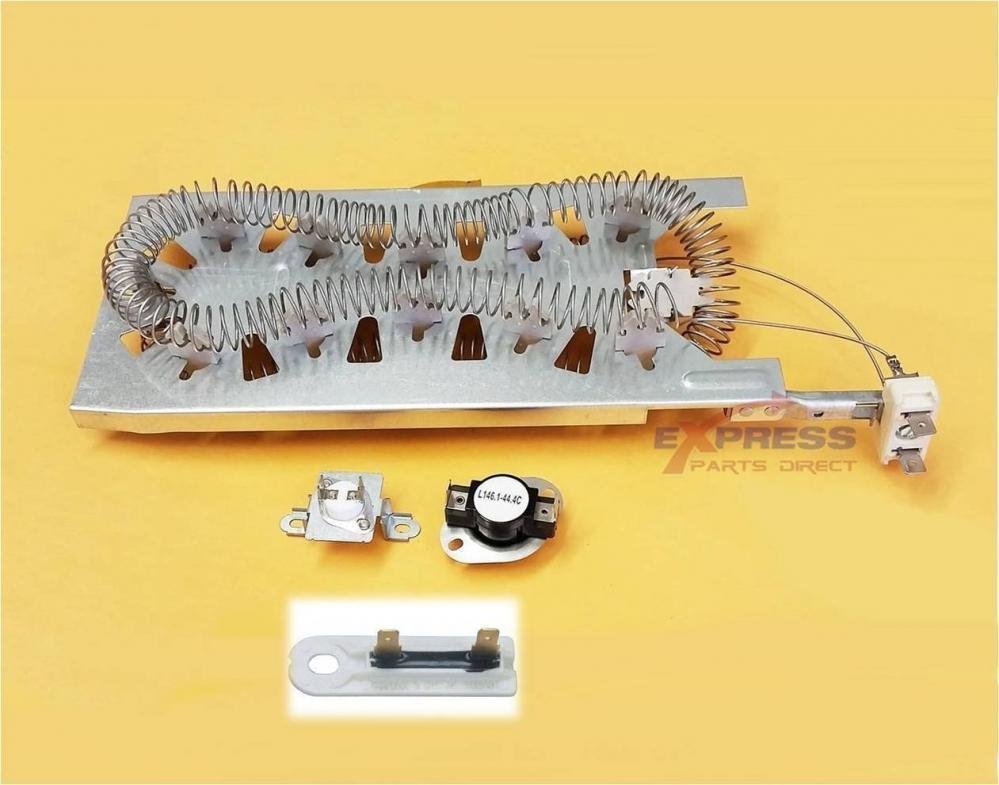 Heating Element With Fuses Whirlpool Kenmore Estate And Roper Electric Dryers