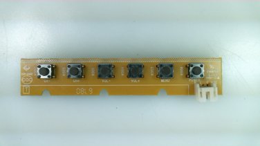 Keypad for RCA L40HD33D Model # 40-00S86A-KEB1XG