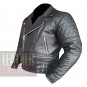 Custom 4588 Black Cowhide Leather Motorbike Safety Jacket By ButtCo Group