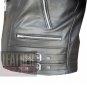 Custom 4588 Black Cowhide Leather Motorbike Safety Jacket By ButtCo Group