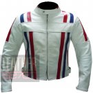 New Arrival Pure Cowhide Leather Safety Jacket ... Custom 7288 White Coat