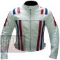 New Arrival Pure Cowhide Leather Safety Jacket ... Custom 7288 White Coat