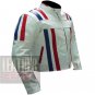 New Arrival Pure Cowhide Leather Safety Jacket ... Custom 7288 White Coat