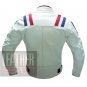 New Arrival Pure Cowhide Leather Safety Jacket ... Custom 7288 White Coat