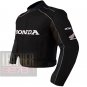 Honda 5523 Black Pure Cowhide Leather Safety Racing Biker Jacket By ButtCo Group