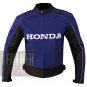 Outstanding New Arrival Cowhide Leather Motorbike Racing Jacket ... Honda 5523 Blue