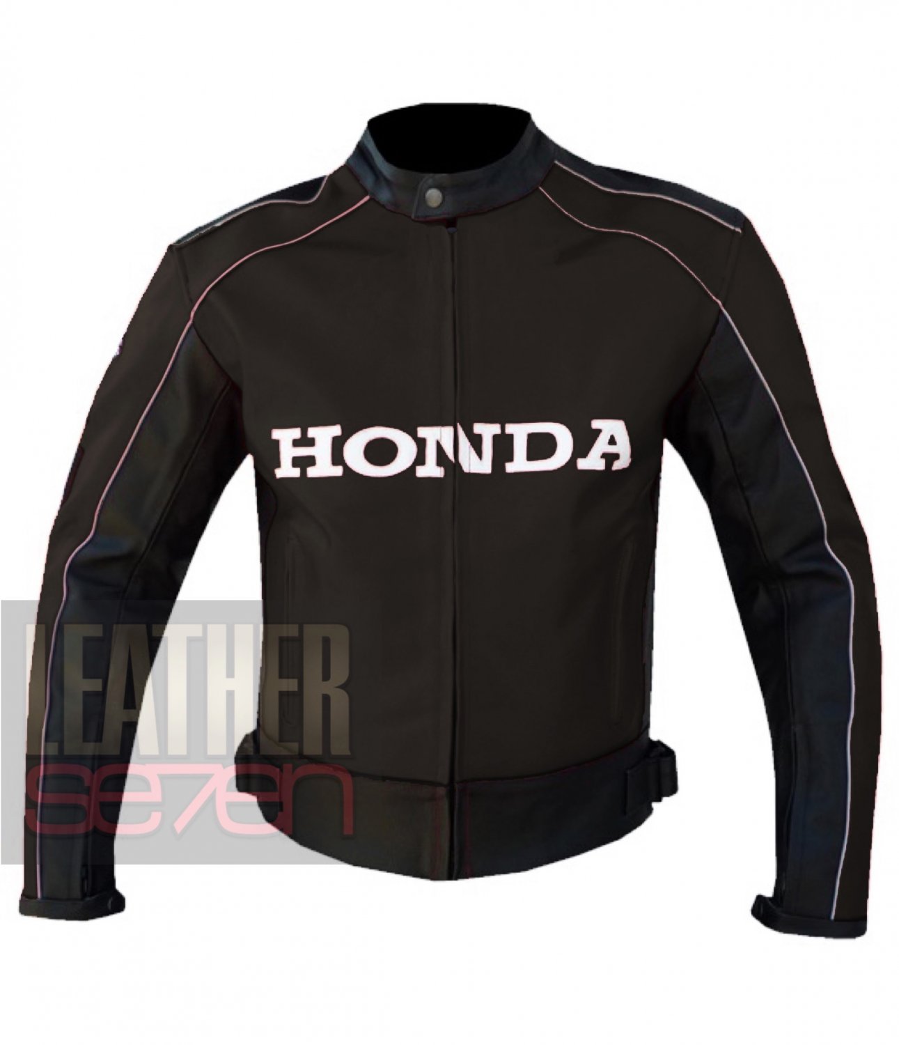 Honda 5523 Brown Excellent Arrival Cowhide Leather Bike Safety Racing Jacket