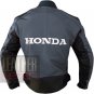 New Arrival Cowhide Leather Safety Motorbike Jacket ... Honda 5523 Grey Coat