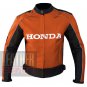 Outstanding Quality Cowhide Leather Motorcycle Safety Jacket ... Honda 5523 Orange
