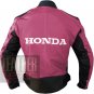 New Excellent Arrival Genuine Cowhide Leather Honda 5523 Pink Jacket For Ladies