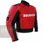 Honda 5523 Red Outstanding Cowhide Leather Motorcycle Racing Jacket
