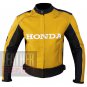 New Arrival Cowhide Leather Safety Racing Jacket Honda 5523 Yellow By ButtCo Group