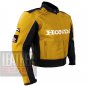 New Arrival Cowhide Leather Safety Racing Jacket Honda 5523 Yellow By ButtCo Group