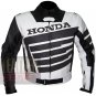 New Arrival Pure Cowhide Leather Safety Racing Jacket ... Honda 9019 Gun Metal