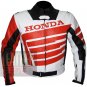 Best Quality Cowhide Leather Safety Racing Jacket ... Honda 9019 Orange Coat