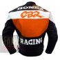 New Arrival Pure Cowhide Leather Safety Racing Jacket ... Honda CBR Orange