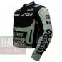 Honda GAS Repsol Black Pure Cowhide Leather Safety Racing Jacket For Bikers