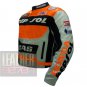 Honda GAS Repsol Orange Pure Cowhide Leather Jacket By ButtCo Group