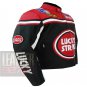 Luck Strike 0113 Red Best Quality Cowhide Leather Safety Racing Jacket For Bikers
