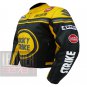 New Arrival Of Pure Cowhide Leather Safety Racing Jacket ... Lucky Strike 0113 Yellow