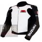 Suzuki 1078 Brown Classic Cowhide Leather Safety Jacket For Professional Bikers