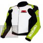 New Classic Men's Fashion Cowhide Leather Safety Coat .. Suzuki 1078 Fluorescent