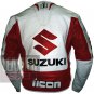 Best Option For Professional Racers .. Pure Cowhide Leather Jacket Suzuki 4269 Red