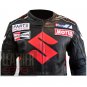 Suzuki Icon 4269 Black Pure Cowhide Leather Safety Racing Jacket By ButtCo Group