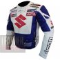 New Men's Fashion Design Cowhide Leather Jacket .. Suzuki Icon 4269 White