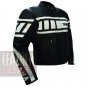 Yamaha 0120 Black Classic Cowhide Leather Safety Jacket For Professional Bikers