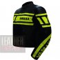 New Men's Fashion Genuine Cowhide Leather Yamaha 0120 Fluorescent Jacket