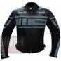 Yamaha 0120 Grey Genuine Cowhide Leather Safety Jacket For Professional Bikers