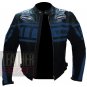 New Classic Safety And Pure Cowhide Leather Coat .. Yamaha 0120 Navy Blue Jacket