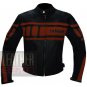 Pure Genuine Cowhide Racing Leather Jacket ... Yamaha 0120 Orange Coat
