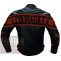 Pure Genuine Cowhide Racing Leather Jacket ... Yamaha 0120 Orange Coat