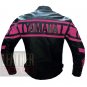 New Arrival Pure Cowhide Leather Jackets For Ladies ... Yamaha 0120 Pink