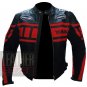 Best Quality Pure Cowhide Racing Leather Jacket .. Yamaha 0120 Red Coat