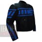 Yamaha 0120 Sky Blue Pure Genuine Cowhide Leather Racing Jackets For Bikers