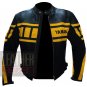 Pure Cowhide Racing Biker Jacket Yamaha 0120 Yellow Coat By ButtCo Group
