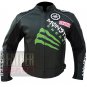 Best Quality Pure Cowhide Leather Racing Jacket Yamaha 0121 Black For Bikers