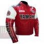 Motorcycle Riding Apparel Pure Cowhide Leather Jackets ... Yamaha 0820 Red