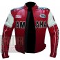 Motorcycle Riding Apparel Pure Cowhide Leather Jackets ... Yamaha 0820 Red